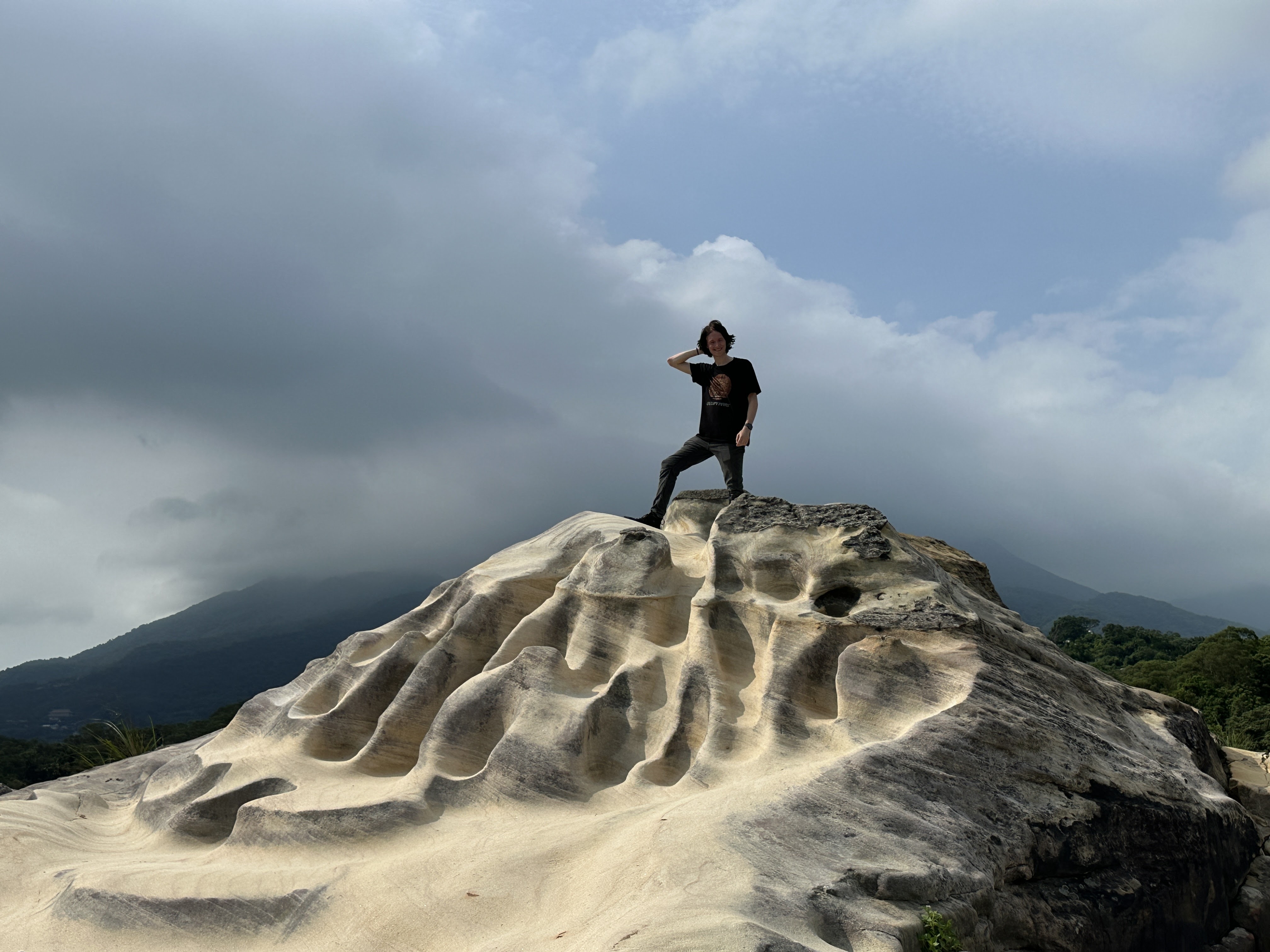 On Qixing Mountain in Taipei, Taiwan